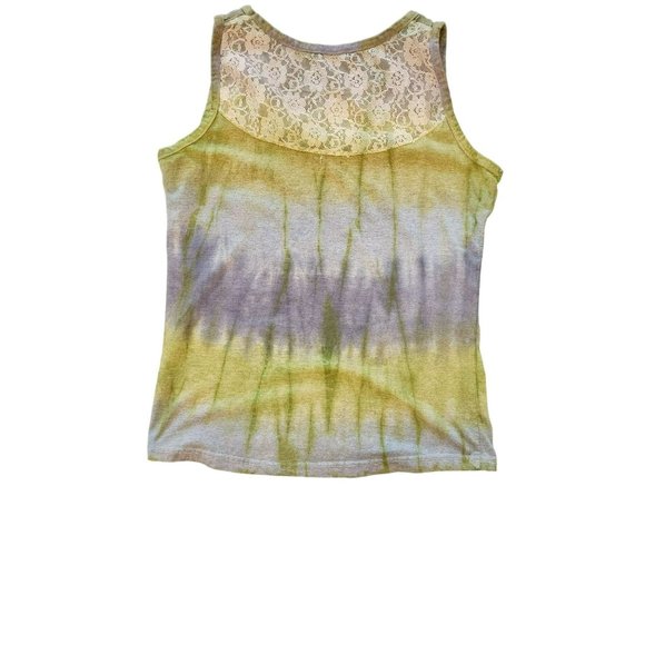 ark imports tank Top Size XL Olive & Grey Tie Dye - Picture 3 of 12